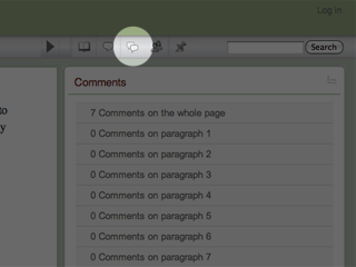 All Comments Button
