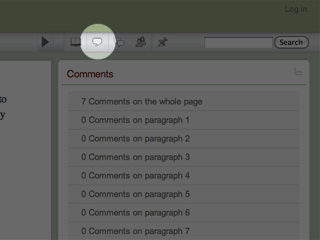 General Comments Button